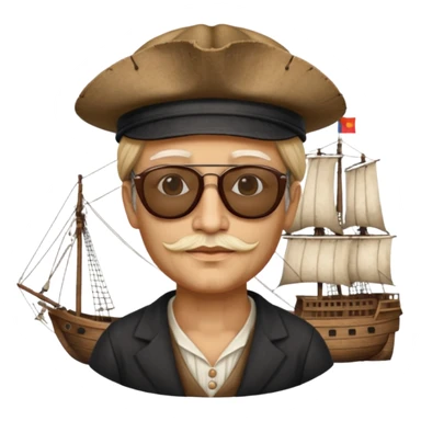 Batavia the Dutch East India Company shiphollywood star sticker