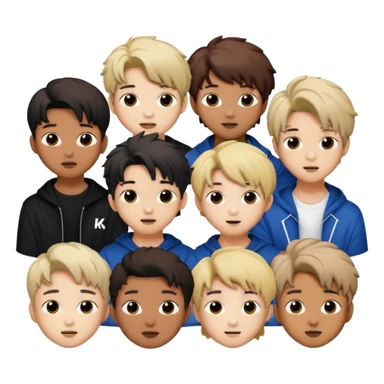 Stray kids from k pop sticker