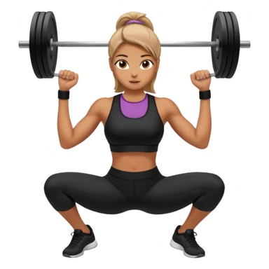 Gym girl aesthetic sticker