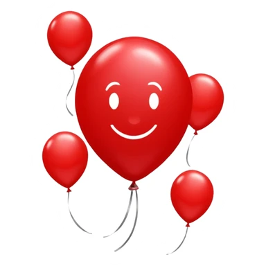 80 birthday balloon sticker