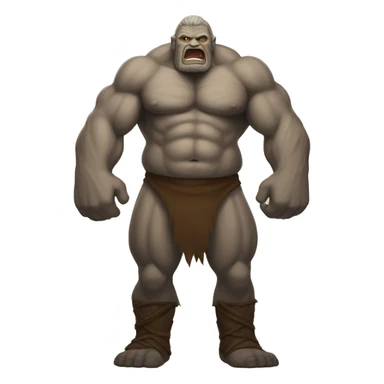 giant: Enormous humanoid creatures known for their strength and sometimes aggressive nature. sticker