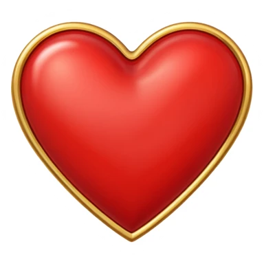 A red heart with the letter "J" in the middle sticker