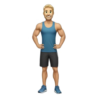 Fitness coach sticker