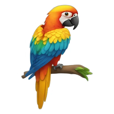 Macaw sticker