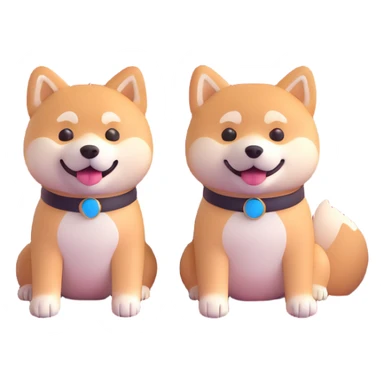 Shiba Inu sitting in a movie theater sticker