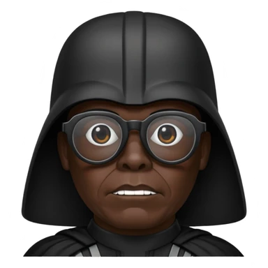 Dark vador avec des verrresnoires sticker