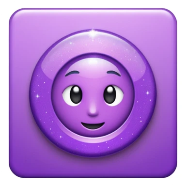 glitter purple and cian pin office sticker