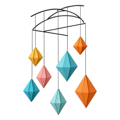 Hanging mobile  sticker