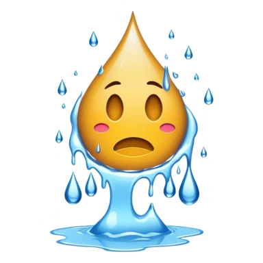 404 error sign splashed with water, dripping wet sticker