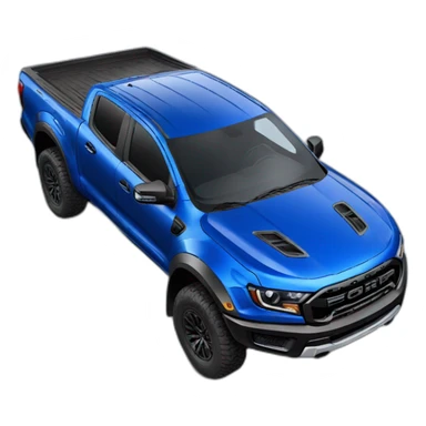 Blue Ford ranger raptor sticker