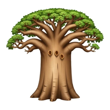 Baobab tree sticker