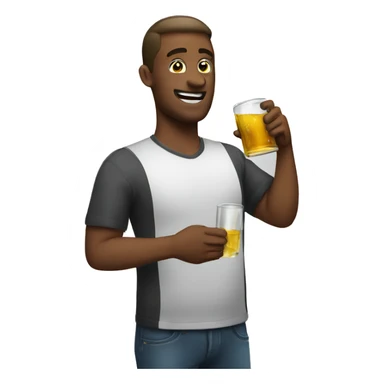 Drinking alcohol  sticker