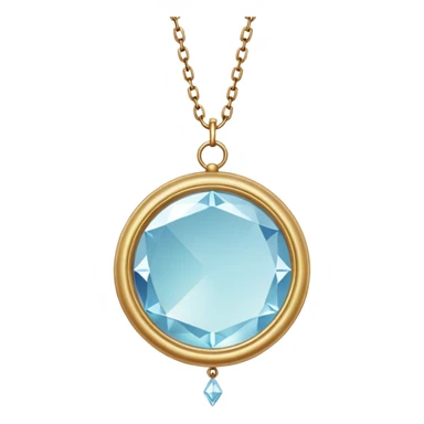 A crystalline fine delicate pretty gorgeous elegant small beautiful ethereal hanging chained tiny mirror  sticker