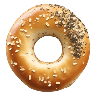 Everything bagel sticker