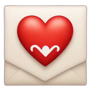 red heart with the letter m in the middle sticker