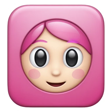 zoom app for meeting pink icon sticker