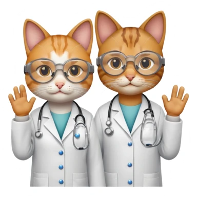 Chemist cats sticker