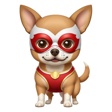 Chihuahua dog luchador  sticker
