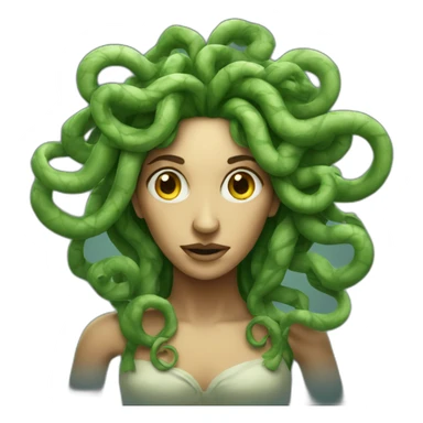gorgon medusa sticker