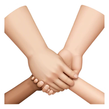 a handshake emoji between Canadians and Norwegians sticker