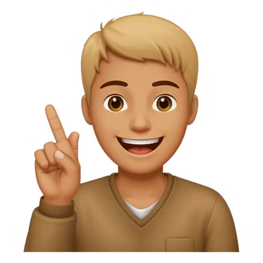 Doigt d’honneur et personne qui rigole sticker