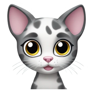 Littlest pet shop cat sticker