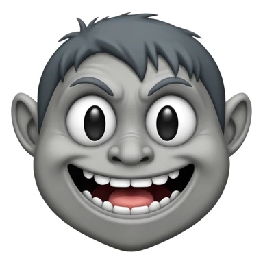 Troll face peur et noir sticker
