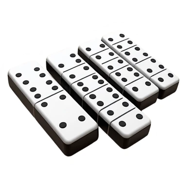 Falling Dominoes sticker