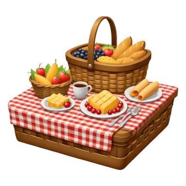 table of picnic sticker