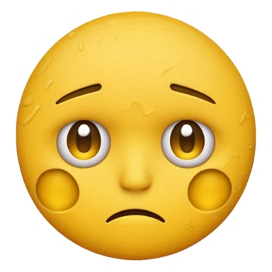 Disappointed yellow emojiDisappointed sticker