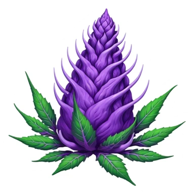 Purple kush nug sticker
