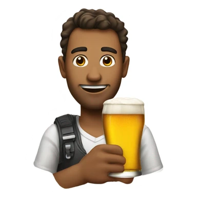 This guy needs a beer sticker