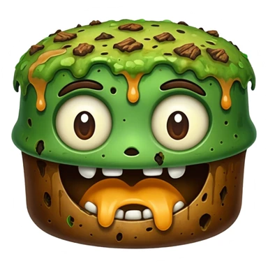 rotten food, no faces, no people sticker