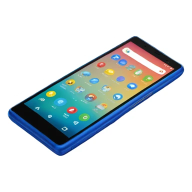 Teléfono infinix hot 30i color azul sticker