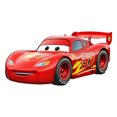 lightning mcqueen young sticker