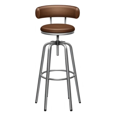 Bar stool and tipped over bar stool sticker