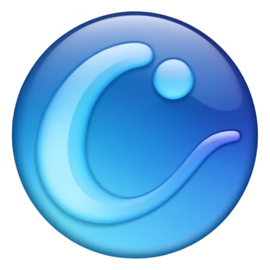 Temperature with blue hues sticker