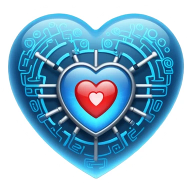 internet security heart sticker