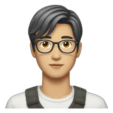 japanese male fashion model sticker