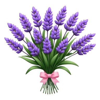 A beautiful bouquet of lavender and pink flowers sticker