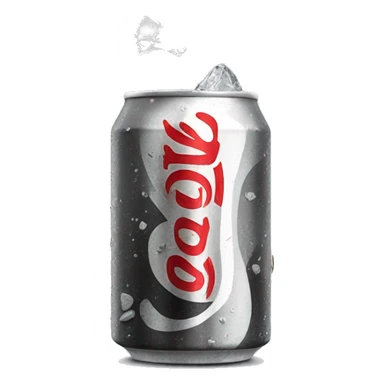A diet coke can hitting rock bottom sticker