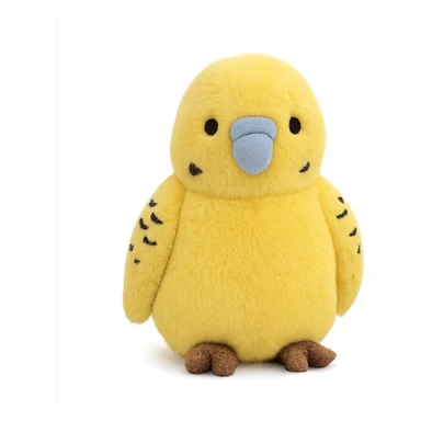 yellow budgie jellycat stuffed plush sticker