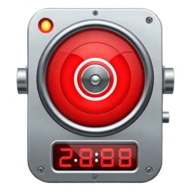 Moving target board with blinking light sticker