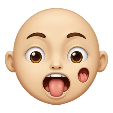 Hungry emoji sticker