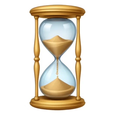 hourglass sticker