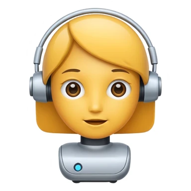 ai assistant icon sticker