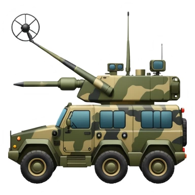 vehicle with electronic warfare equipment sticker