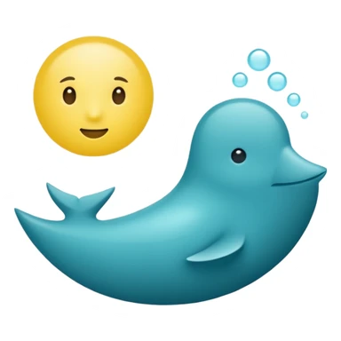 Color palette: soothing blues or teals for trust and calm, with one bright accent (yellow spark or dot) as the “curated signal” you won’t miss. sticker