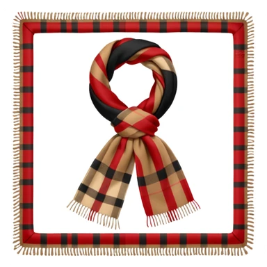 burberry scarf sticker