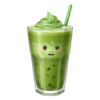 iced matcha latte sticker